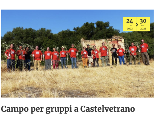 Campo per gruppi a Castelvetrano